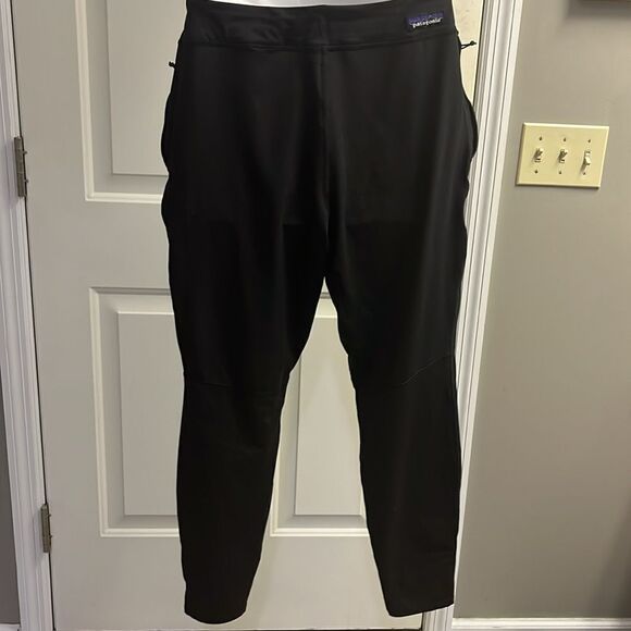 Patagonia Black Pull-On Elastic Waist Joggers with Drawstrings and Pockets- Med - Picture 7 of 13